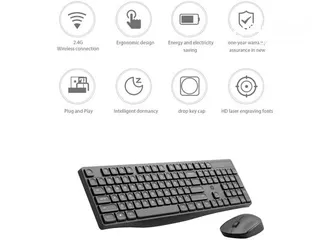  2 مايكروسوفت وايرلس KEYBOARD +MOUSE  KIT 850