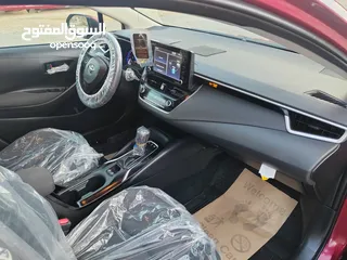  11 كورولا هايبرد 2022 وارد امريكي بطاريه ليثيوم  لون خمري