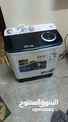  1 Akai Semi-automatic washing machine  and dryer