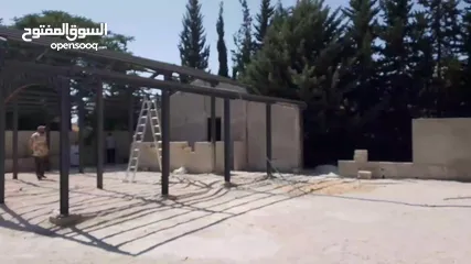  8 هنجر مطعم او كافيه او منزل)  Structural steel  للبيع .جديد ، لم يستعمل .. H ,90 kilograms ل  وزن كل