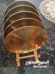 25 صينيه عدد 2 ستانليس ستيل ثقيلة بحال الجديد والاغراض اغلبها جديد غير مستعملة