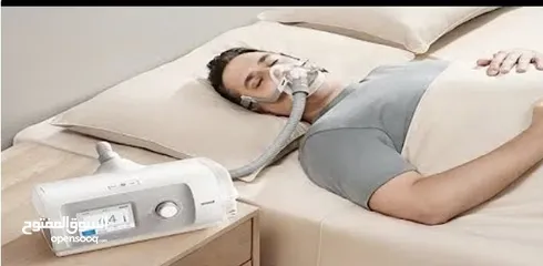  1 جهاز  تنفس AUTO CPAP  أستخدام قليل وكالة وكامل اغراضه بسعر حرق