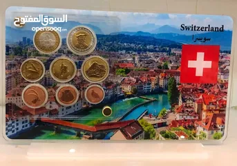  26 ستاندات منوعه عالميه يحتوي بالداخل على قطع معدنيه وفضيه انسر