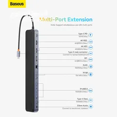  2 Baseus EliteJoy Gen2 11-Port Type-C