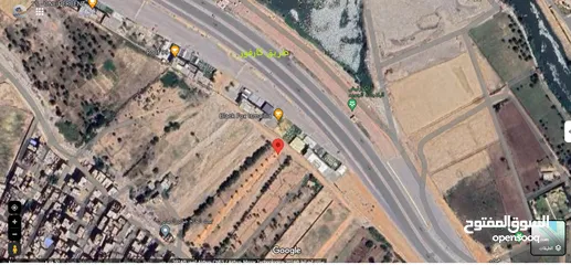  9 أرض فضاء - طريق كارفور - خلف باشا شام - طريق الكورنيش الجديد
