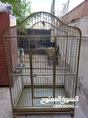  10 قفص ببغاء كبير يتسع لأكثر من طير مستعمل نظيف