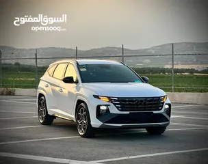  2 هونداي توسان  N-LINE  فل بدون فتحة  2x4 ///240Hp بنزين + كهرباء  2022/ ( Haybrid) 1600cc