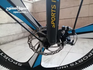  14 دراجة هوائية من نوع SPORTS INC من طراز SHIMANO جنط 26 باللون الأزرق اقرأ الوصف بدقة قابل للتفاوض