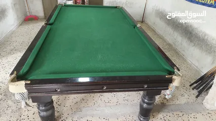  6 طاولة بلياردو نخب مع كامل مستلزماتها