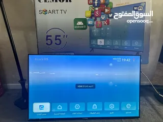  2 شاشات للبيع متوفر اكتر من مقاس.. شبه وكاله ولاخدشه.. متوفر كامير للبيع