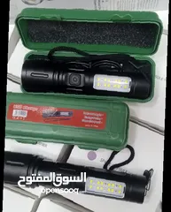  25 مصباح جبلي كشاف جيب لوكس مدى 300 متر ليد قابل للشحن قوي مع زوم  ضوء اضائه بيل لوكس يدوي ضد الماء ضوء