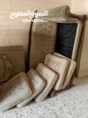  1 طقم كنب واغراض للبيع