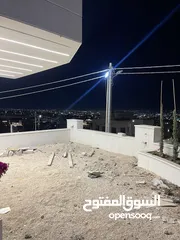  27 شقق اشباه فلل للبيع مساحة 185 متر بأعلى اطلالة في محافظة اربد موقع مميز جدا