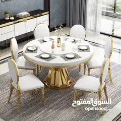  3 High-end dining table and chairs