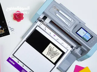  4 Brother ScanNCut ، SDX125، شاشة لمس LCD مقاس 5 بوصات، ، ماسح ضوئي بدقة عالية