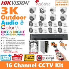  3 Hikvision CCTV CAMERA