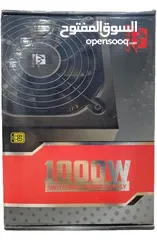  1 power supply 1000W , معالج COR i3 10100F,, مبرد معالج هوائي HYPER H411R