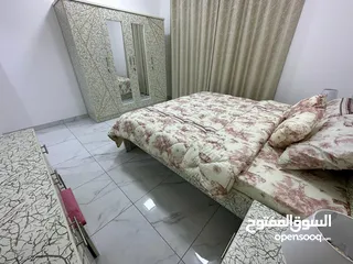  2 ثاني ساكن افخم واجمل غرفتيين وصاله مفروشه بالكامل للايجار الشهري في النعيميه