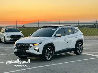  4 هونداي توسان/2024  فل الفل فتحة سقف بانوراما  2x4 ///240Hp بنزين + كهرباء  ( Haybrid) 1600cc