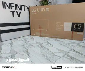 1 شاشه ال جي 65 انش 4ksmart اعلى مواصفات مع ماجيك ريموت موديل 2025 شامل توصيل مجانا
