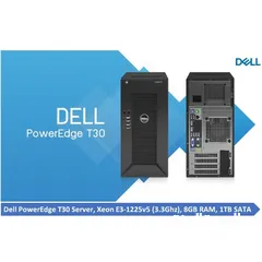  30 Dell PowerEdge T30 tower Server - 1 x Intel Xeon E3-1225 v5 Quad- 2TB HHD  32GB SSD 512 m.2 NVME