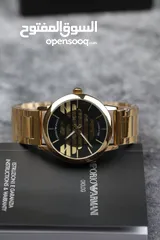  1 امبوريو ارماني نبض جوده عاليه فل تختيم حزام ستانلستيل ضدد الصدئ مع علبه وكيس وكرت الكفاله