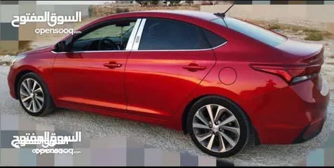  8 هونداي اكسنت 2019 مالك ثاني حره فحص 2 جيدات وضربة راسيه، السيارة نخب النخب (مقنوة)