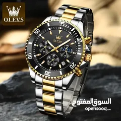  4 تخفيض 50% ساعه مميزه اصليه لعشاق الفخامه من ماركة olevs