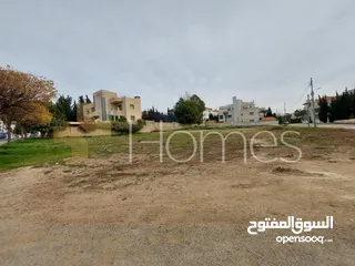  1 ارض سكنية مطلة على شارعين للبيع في الكرسي بمساحة 1502م