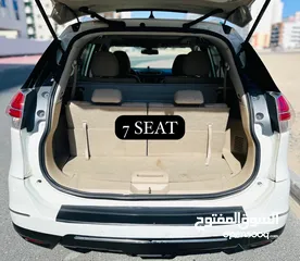  5 NISSAN XTRAIL 2015 WHITE GCC WITH SUNROOF