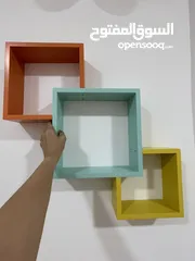  1 Colorful shelf for wall