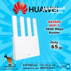  1 بتقنية WiFi 7 أحدث راوتر هواوي Huawei BE3600 بسرعة  3600Mbpsمخصص للسرعات العالية وانترنت الفايبر
