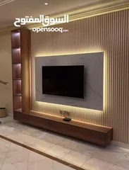  3 ورق جدران والشيبورد باركيه وفاير بليس والقرميد جبسن بورد وبديل الرخام وبديل الخشب وبديل الحجر بانوها