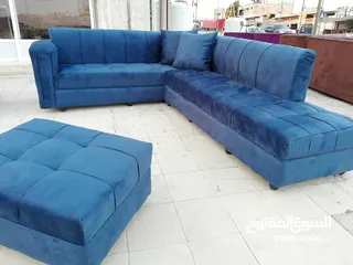  22 عرض خاص كورنر 9 مقاعد مع كنب مزدوجة + بفه + 7 مخدات