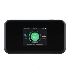  1 ZTE 5G Mini Portable Mobile Router, 2.4” Touch Screen, MU5001 – Black