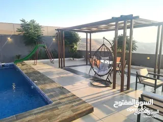  24 شاليهات ومزارع فخمه داخل ناعور مسبح مدفى
