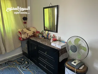  1 غرفة نوم 5 قطع لون اسود