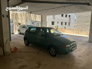  7 فيات بونتو مستعملة موديل 98 للبيع بسعر مغري