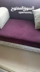  8 طقم كنب خليجي 12 مقعد لون بنفسجي  وخمس مراكي وخمس زوايا لون رمادي