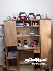  2 مكتبه مع مكتب دراسي