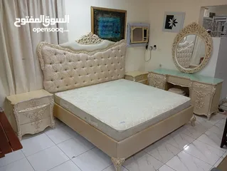  1 excellent condition super king size bed room set available for sell