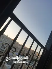  6 روف مفروش مع إطلالة رائعة في تلاع العلي للإيجار 180دينار شهري