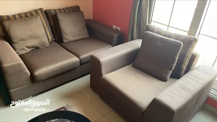  1 Sofa Set with Center Tables (Safat Home) in good condition without any marks/damage for sale