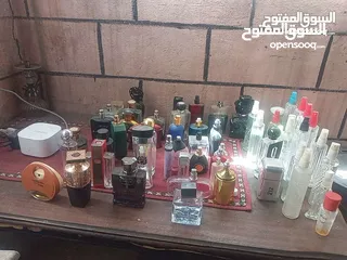  1 60 زجاجة عطر فارغه ....انواع مختلفه وماركات معروفه