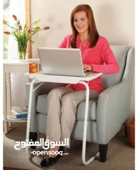  5 طاولة اكل متحركة 52 سم طاولات دراسه تيبل ميت مع حامل كاس و كوب متعددة الاستخدامات Folding Portable T