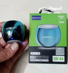  1 سماعات ميني سامسونج بلوتوث شحن Mini Bluetooth Speaker تدعم ميموري مكبر صوت معدني سماعة سماعه