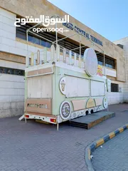  10 مطعم متنقل (FOOD TRUCK) مع كامل معداته للبيع