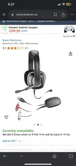  2 GAMECOM WIRELESS HEADSET FOR XBOX  للبيع جديدة وبسعر حرررق