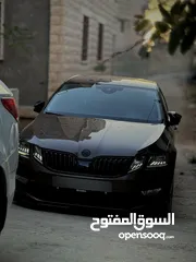  3 سكودا أوكتاڤيا 2019 للبيع لون بني دفع امامي السيارة ماطور 2000 بنزين عداد ديجيتال بصمة شاشة