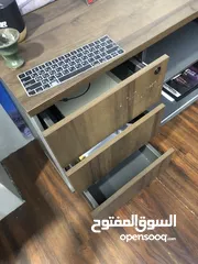  7 طاولتين مكتبية النوعية خشب